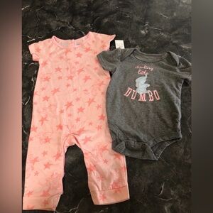 Disney baby girl onesie and romper